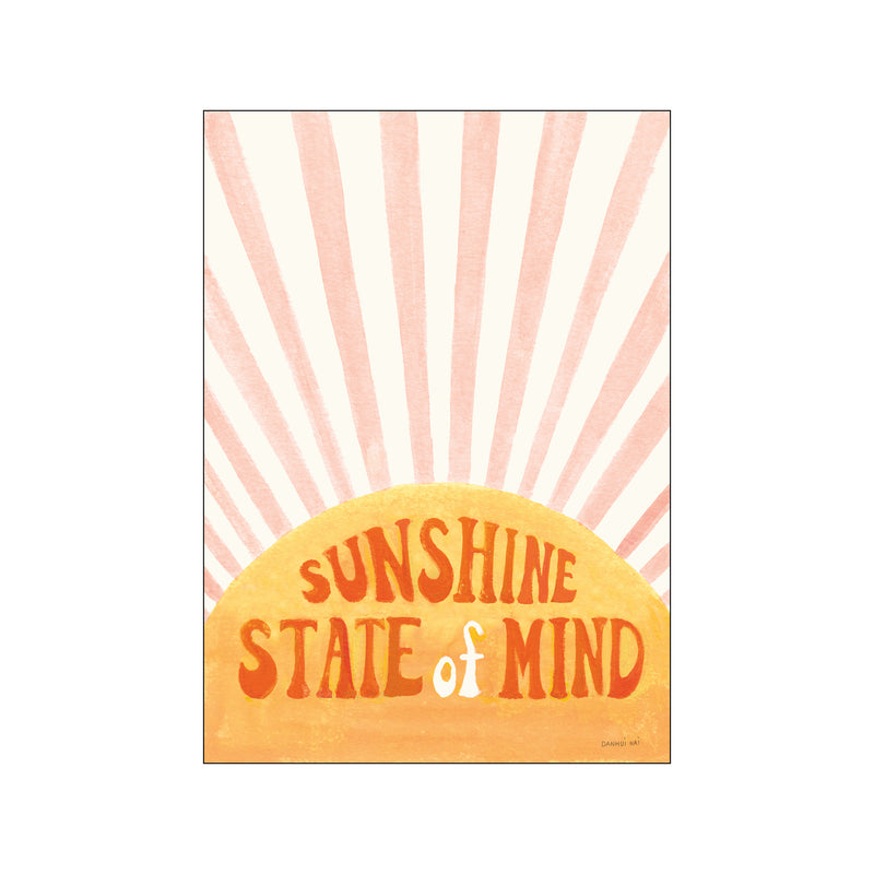Sunshine mind — Art print by Wild Apple from Poster & Frame