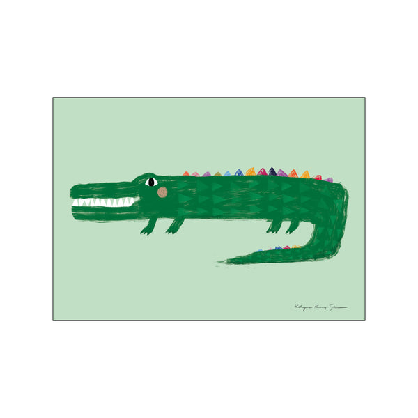 Crocodile — Art print by Wild Apple from Poster & Frame