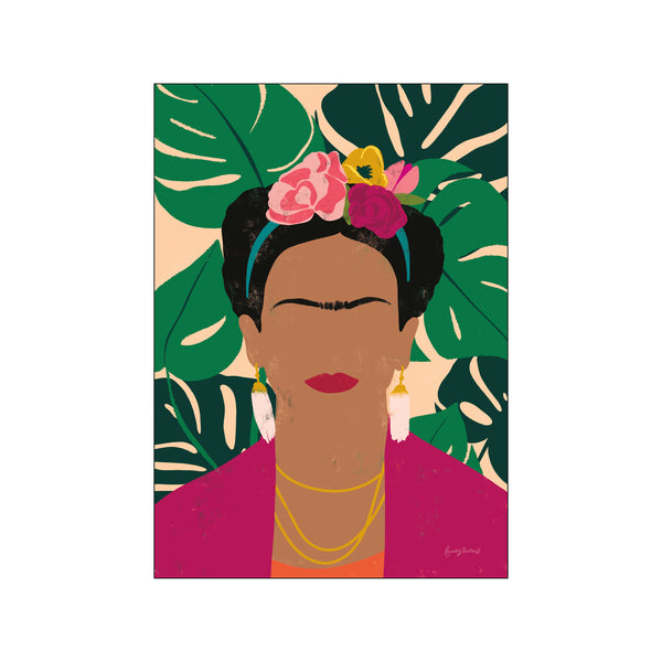 Frida Kahlo I Palms — Art print by Wild Apple from Poster & Frame