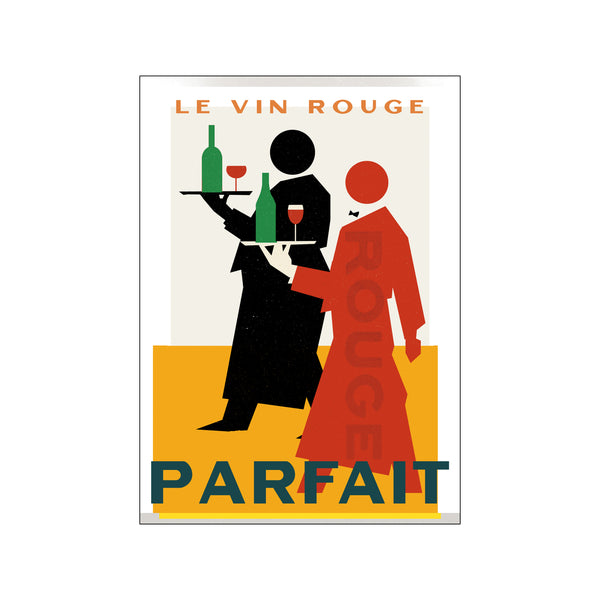 Le Vin Rouge Parfait — Art print by Wild Apple from Poster & Frame