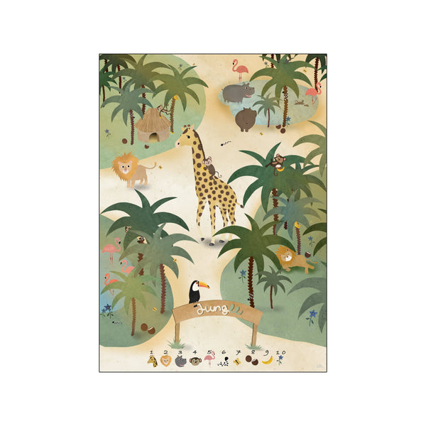 Jungle — Art print by Willero Illustration from Poster & Frame