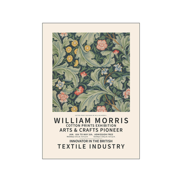 William Morris - Art exhibition — Art print by William Morris x PSTR Studio from Poster & Frame