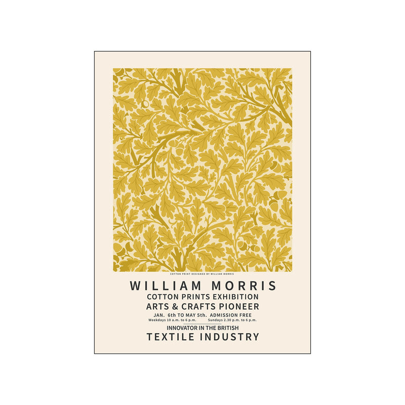 William Morris - Arts & Crafts pioneer — Art print by William Morris x PSTR Studio from Poster & Frame