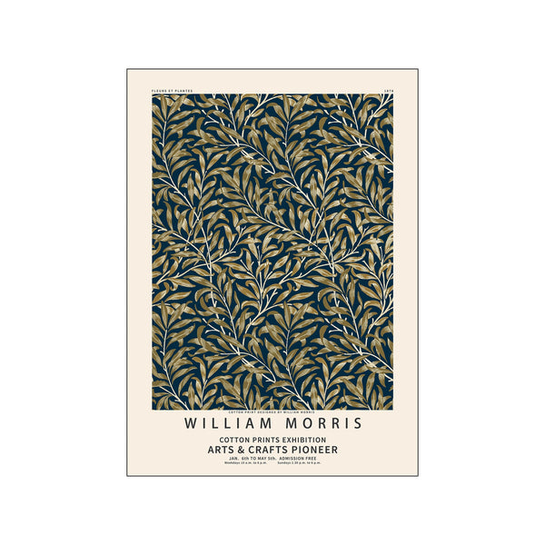 William Morris - Dark bamboo — Art print by William Morris x PSTR Studio from Poster & Frame