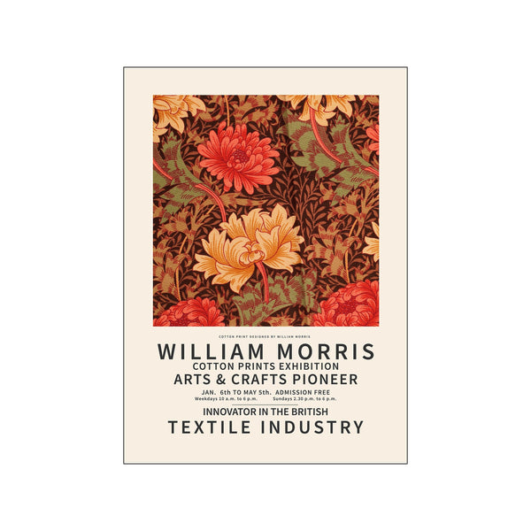 William Morris - Exhibition print — Art print by William Morris x PSTR Studio from Poster & Frame