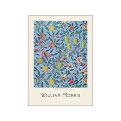 William Morris - Fruits on blue — Art print by William Morris x PSTR Studio from Poster & Frame