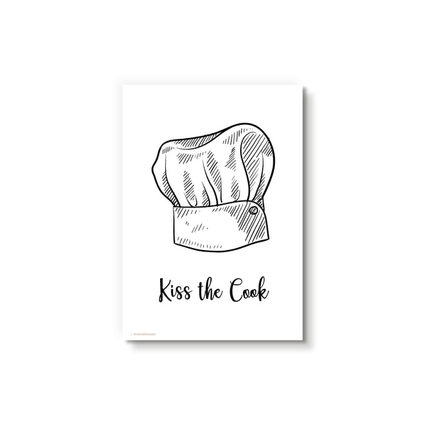 Kiss the cook - Art Card
