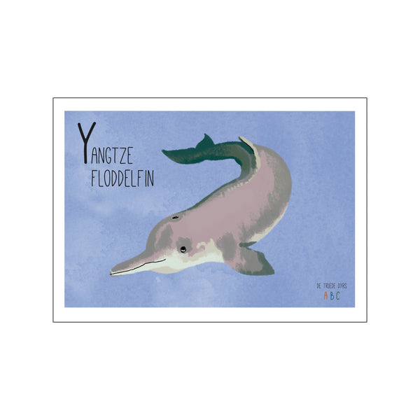 Yangtze floddelfin — Art print by Line Malling Schmidt from Poster & Frame