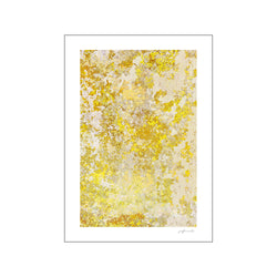Yellow Stone Structure — Art print by Kalejdo from Poster & Frame