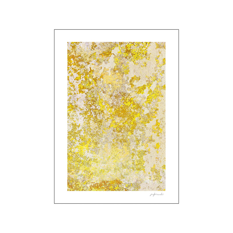 Yellow Stone Structure — Art print by Kalejdo from Poster & Frame