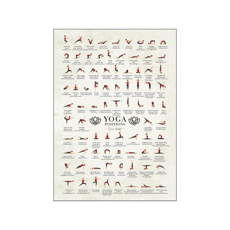 Yoga — Art print by Simon Holst from Poster & Frame