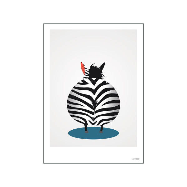 Zebra — Art print by Min Streg from Poster & Frame