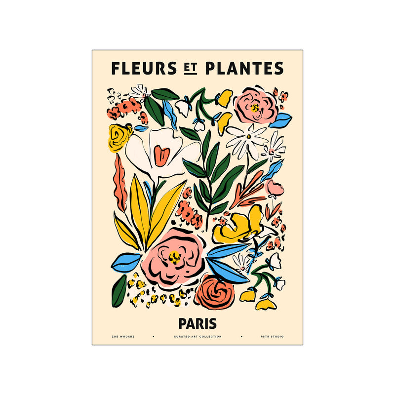 Zoe - Fleurs et Plantes - Paris — Art print by PSTR Studio from Poster & Frame