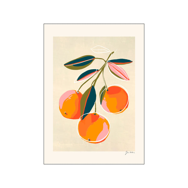 Zoe - Oranges — Art print by PSTR Studio from Poster & Frame