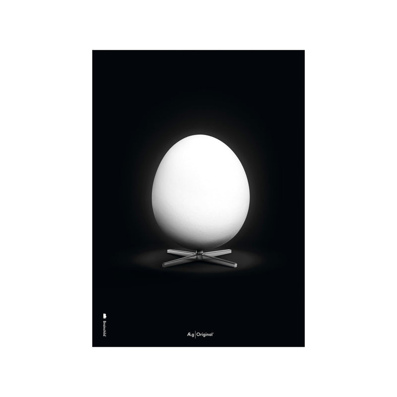 Ægget Sort — Art print by Brainchild from Poster & Frame