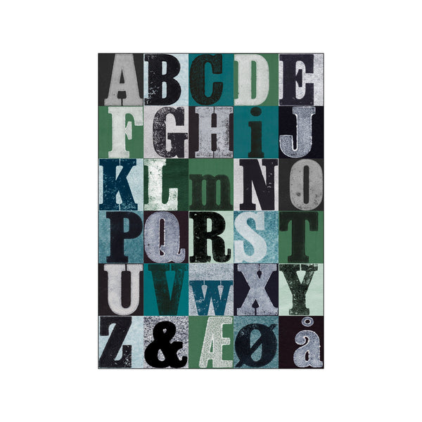 Alphabet - Green — Art print by Pernille Folcarelli from Poster & Frame