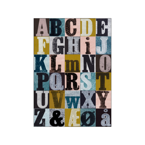 Alphabet - Mixed — Art print by Pernille Folcarelli from Poster & Frame