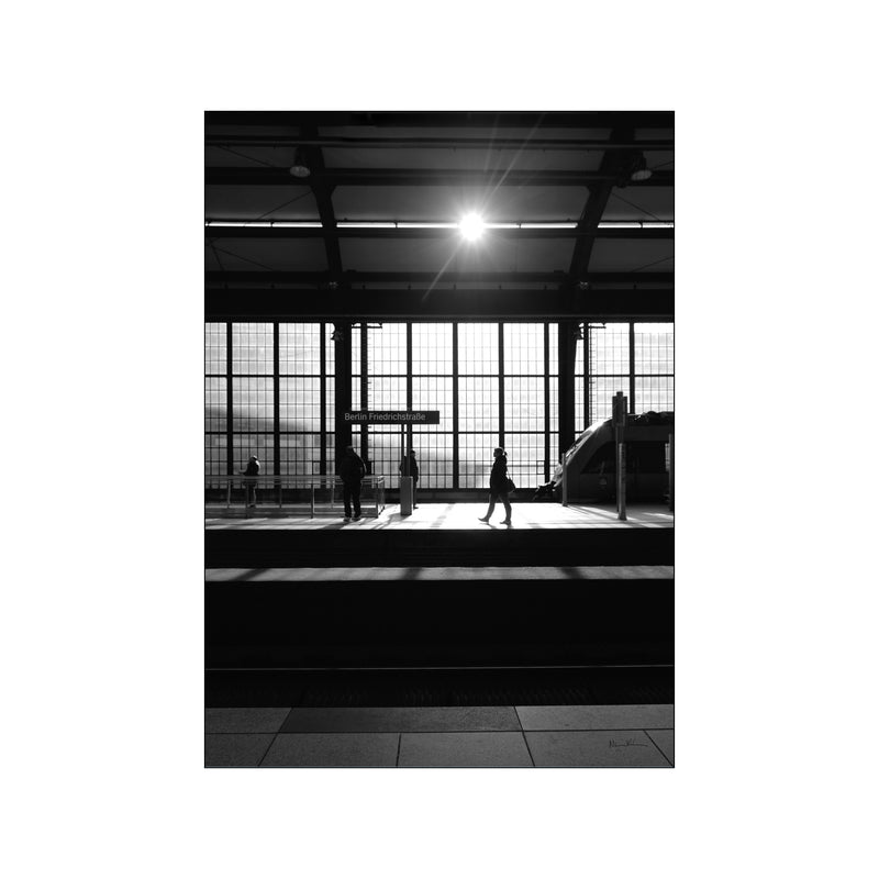 Bahnhof Friedrichstrasse — Art print by PLAKATfar from Poster & Frame
