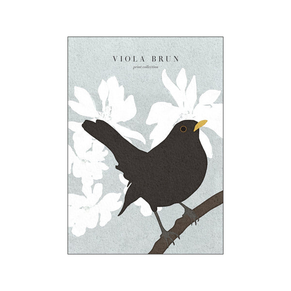 Bird on a branch — Art print by Viola Brun from Poster & Frame