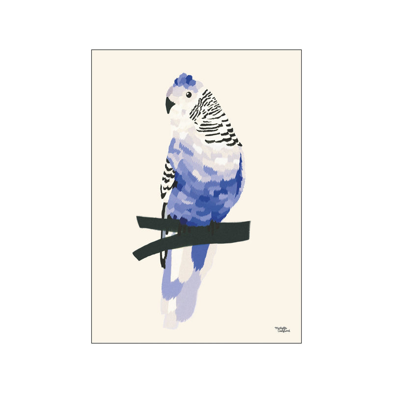 Blue bird — Art print by Michelle Carlslund - Kids from Poster & Frame