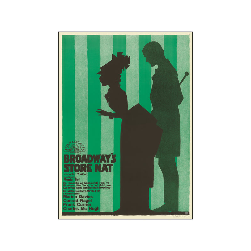Broadways Store Nat — Art print by Dansk Plakatkunst from Poster & Frame