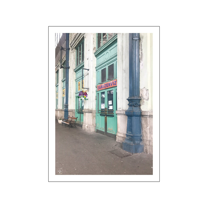Budapest Banegaard — Art print by Lydia Wienberg from Poster & Frame