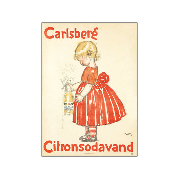 Carlsberg Citronsodavand — Art print by Dansk Plakatkunst from Poster & Frame