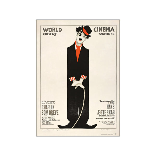 Chaplin Som Greve — Art print by Dansk Plakatkunst from Poster & Frame