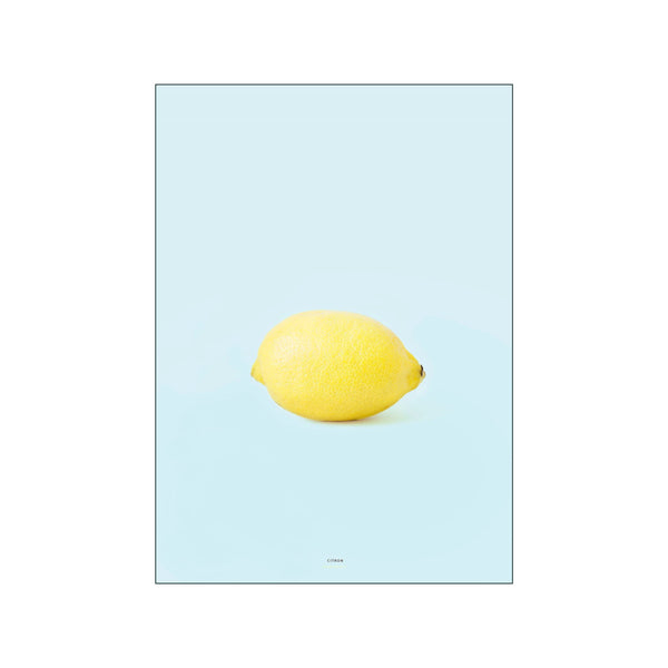 Citron - Lyseblå — Art print by Mad/Plakat from Poster & Frame