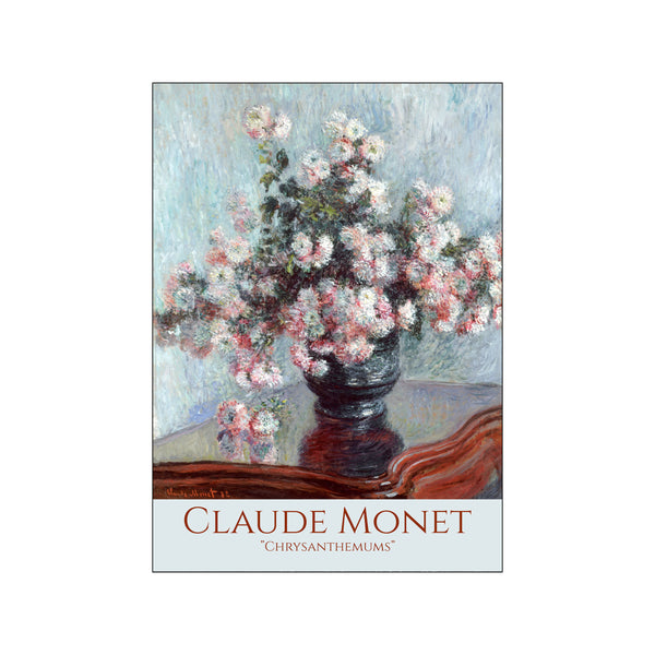 Claude Monet "Chrysanthemums" — Art print by PLAKATfar from Poster & Frame