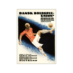 Dansk Boldspils-Union — Art print by Dansk Plakatkunst from Poster & Frame