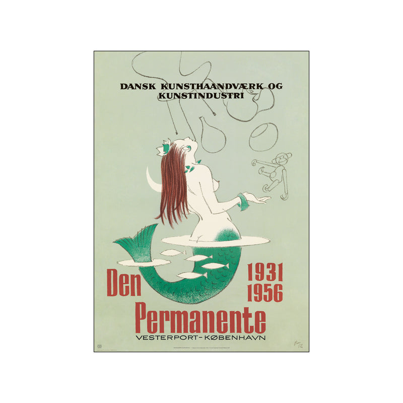 Den Permanente — Art print by Dansk Plakatkunst from Poster & Frame