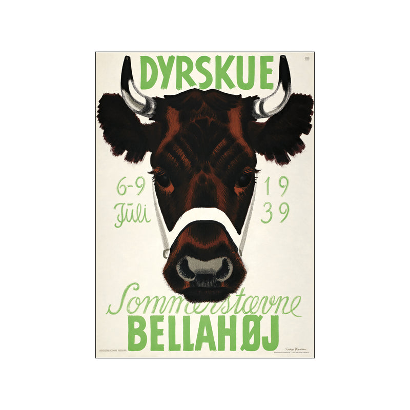 Dyrskue Bellahøj — Art print by Dansk Plakatkunst from Poster & Frame