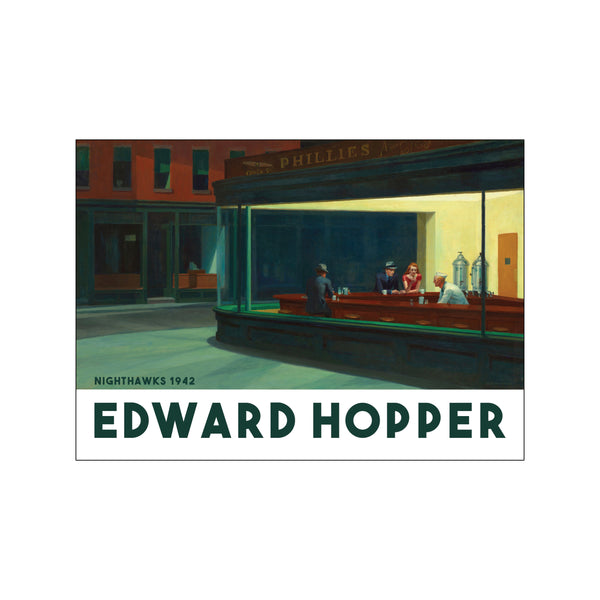 Edward Hopper "Nighthawks" — Art print by PLAKATfar from Poster & Frame