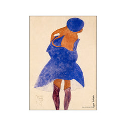 Egon Schiele "Standing Girl" — Art print by PLAKATfar from Poster & Frame