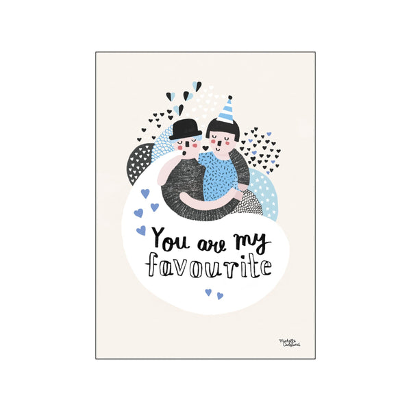 Favourite — Art print by Michelle Carlslund - Kids from Poster & Frame