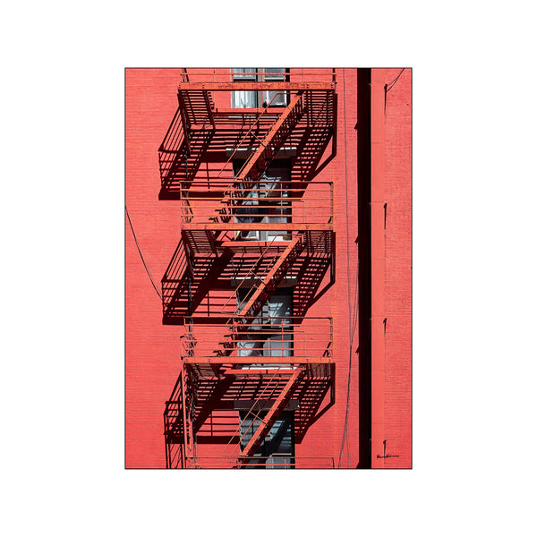Fire Escape — Art print by PLAKATfar from Poster & Frame