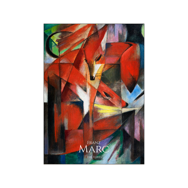 Franz Marc "The Foxes" — Art print by PLAKATfar from Poster & Frame