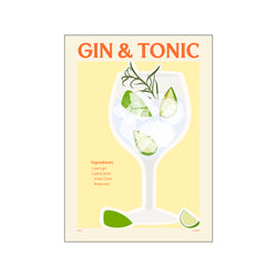 PSTR studio x Elin PK - Gin Tonic — Art print by PSTR Studio from Poster & Frame