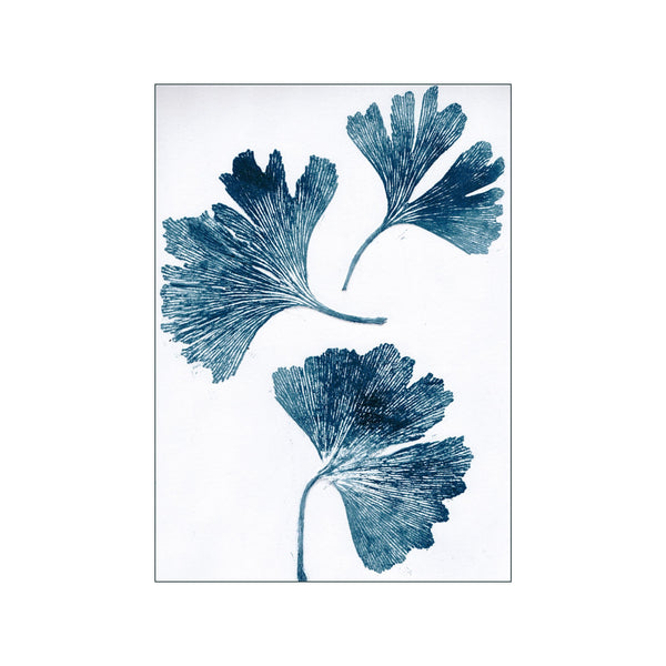 Ginkgo Blue — Art print by Pernille Folcarelli from Poster & Frame