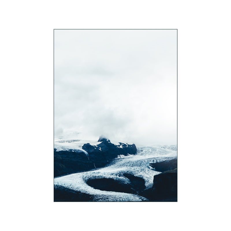 Glacier — Art print by Enklamide from Poster & Frame