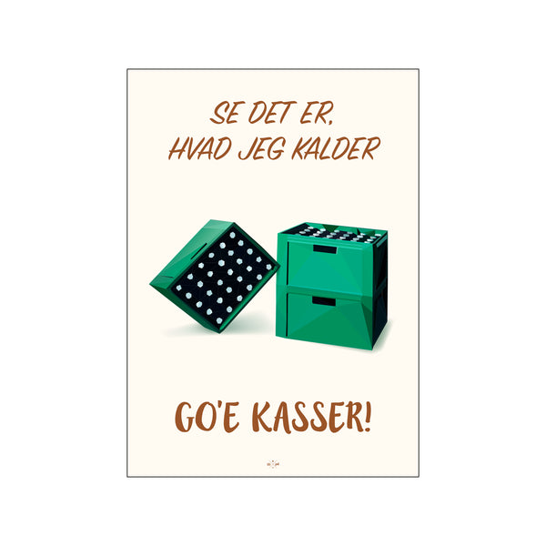 Gode kasser — Art print by Citatplakat from Poster & Frame