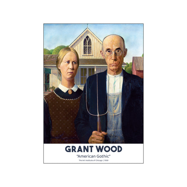 Grant Wood "American Gothic" — Art print by PLAKATfar from Poster & Frame