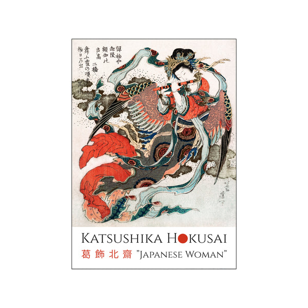 Katsushika Hokusai "Japanese Woman" — Art print by PLAKATfar from Poster & Frame