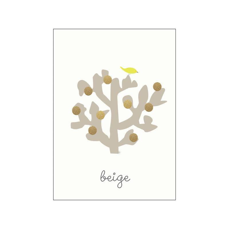 Kaktusserie beige — Art print by Lydia Wienberg from Poster & Frame