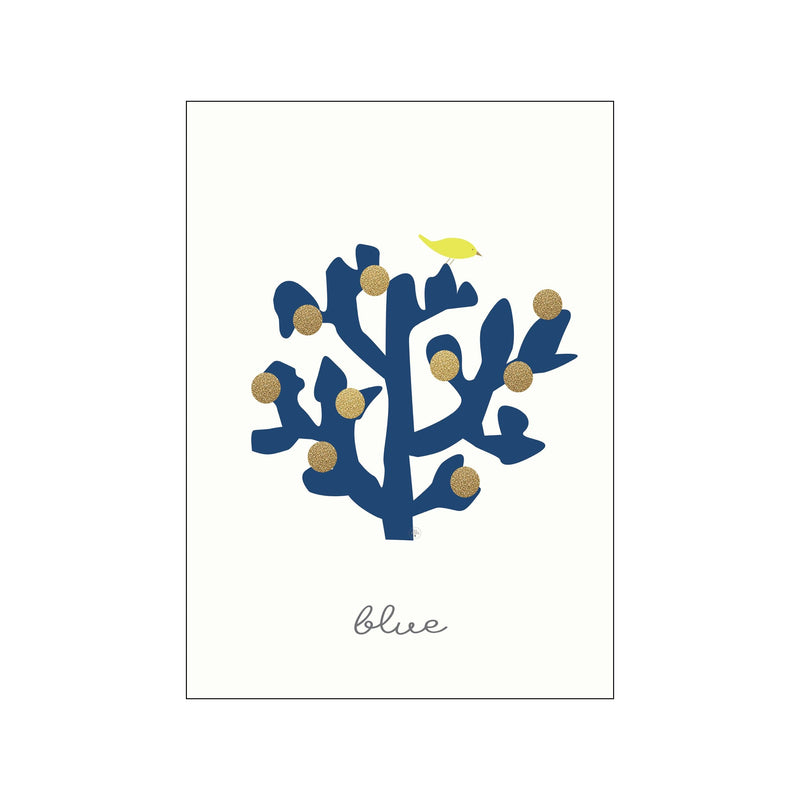 Kaktusserie blue — Art print by Lydia Wienberg from Poster & Frame