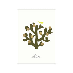 Kaktusserie olive — Art print by Lydia Wienberg from Poster & Frame