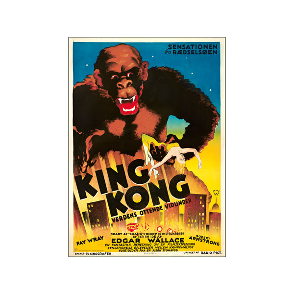 King Kong — Art print by Dansk Plakatkunst from Poster & Frame