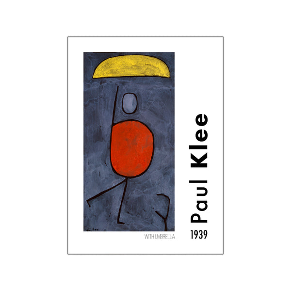 Paul Klee "With Umbrella" — Art print by PLAKATfar from Poster & Frame