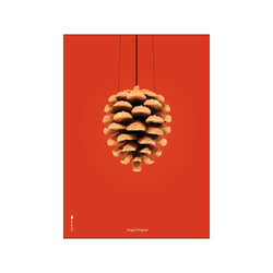 Koglen Rød — Art print by Brainchild from Poster & Frame